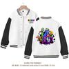 Roblox Amigos del Arcoíris ropa ropa infantil niños y niñas deportiva chaqueta holgada uniforme de béisbol primavera y otoño