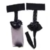 Medias de Rejilla con Liguero de Encaje Sexy para Mujer, Medias Largas Negras de Seda Hasta la Rodilla con Moño, Medias Finas Estilo Puro Deseo