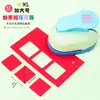Ferramenta de Estampagem de Flores de 1,5'' Trevo de Quatro Folhas Máquina de Estampagem DIY Furador Redondo Hexagonal para Diário Furador de Flor Hexagonal