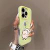 Funda Magnética de Gelatina Dos en Uno para Teléfono Móvil Creativa para Niñas Apple 14Pm Funda Transparente para Teléfono Móvil Funda Protectora para Teléfono Móvil Dibujos Animados