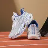 Zapatillas Deportivas de Verano para Niños 2026, Tenis Casuales con Hebilla Giratoria, Malla Simple Ligera, Transpirables, Suela Suave, Antideslizantes, Versátiles