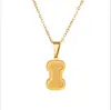 Collar Rayado de Acero Inoxidable con Alfabeto de 26 Letras Yunyao, Diseño de Nicho para Mujer, Texturizado, Versátil, Lujo Ligero, No se Desvanece