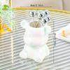 Traje de Tenedor de Fruta Oso Cuddy Tecnología de Galvanoplastia Latas de Almacenamiento de Lujo Ligero Palillos Decorativos de Mesa de Café de Alto Valor
