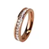 Anillo Súper Brillante de Acero de Titanio con Circonita para Mujer, Diseño de Nicho de Lujo Ligero, Anillo de Gama Alta Que No Se Desvanece, Anillo de Cola para Mejor Amiga