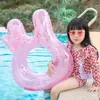 Em estoque Anel de Natação Inflável Espesso para Crianças Anel de Natação Dinossauro Anel de Natação Colorido de Verão Anel de Axila Anel de Natação com Alça Estéreo