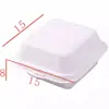 Caja de Empaque para Llevar Caja para Hamburguesa Caja para Hamburguesa de Pulpa Ecológica Cartón Plegable Caja de Empaque de Alimentos Caja para Pastel de Celebridad de Internet