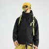 Jaqueta Soft Shell Três em Um para Casais, Homens e Mulheres, Esportes ao Ar Livre, Caminhada e Ciclismo, Corta-Vento, Impermeável e Quente, Jaqueta de Montanhismo