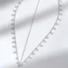 Joyería Transfronteriza Europea y Americana, Cadena para el Cabello de Disco Metálico Geométrico Personalizado, Diadema con Borlas Multicapa, Accesorios para el Cabello, Cadena para la Cabeza, Accesorios Festivos