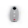 Adequado para Nissan Qijun Tuda Silicone Case para Chave Inteligente 3 Botões Dispositivo Antifurto Loulan Capa Protetora Anti-risco Anti-choque