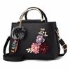 Bolso de Mujer Transfronterizo 2025 Moda Otoño e Invierno Nueva Tendencia Bolso de Hombro Cruzado con Flores para Mujer Bolso de Mano Europeo y Americano