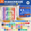 Marcadores Acrílicos de Color Verdadero con Punta Suave para Estudiantes, Especializados para Arte, No Transparentes, Colores Apilables, Alto Valor Estético, Plumas de Dibujo Lavables