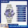 Reloj para Hombre de Marca de Moda Calendario Completamente Automático Reloj para Hombres de Negocios Cuarzo Luminoso Resistente al Agua Reloj Hueco para Hombre Reloj para Mujer