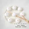 Twist de Abóbora DIY Cor de Primavera Corrente para Celular de Menina Acessórios de Joias com Contas Material Artesanal Fofo Brincos