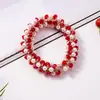Nuevo Estilo Simple y Distintivo Anillo para el Cabello de Ganchillo de Cristal Ins Cyber Celebridad Estilo Mori Pulsera Doble Uso Goma para Cola de Caballo para Mujer