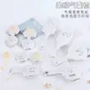 Peine con Airbag de Masaje y Moño Plateado Electrochapado, Lindo Peine Mini Maquillaje Todo en Uno Portátil, Compacto y Portátil para Niñas