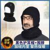 Gorros de Invierno para Hombres de Mediana Edad y Mayores, Gorros de Lana Tejida de Terciopelo Cálidos y Engrosados para Protección de Orejas para Papá y Abuelo