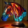 Adornos de resina de la nueva serie de perros transfronterizos, luz nocturna LED, arte, estatua de animal, decoración creativa para el hogar, escritorio