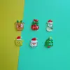 Hielo Transparente Lentejuela Muñeco de Nieve Navideño Accesorios de Resina Broche para el Cabello DIY Joyería Funda para Teléfono Móvil Hebilla de Zapato Material de Decoración para Vaso de Agua