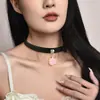 Venta Directa de Fábrica Personalizada Collar de Cachorro Rebelde Gargantilla para Cuello de Mujer Garra de Gato Remache de Cuero Gargantilla Punk