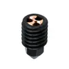 Cabeça de Extrusão Bambu Tuozhu X1C/P1P 2.0 Montagem de Hotend de Aço Bico Acessórios para Impressora 3D