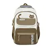 Mochila Nova Estilo Coreano Verão 2026 para Alunos do Ensino Fundamental e Médio, Bolsa Escolar de Grande Capacidade, Mochila Simples Estilo Floresta para Notebook
