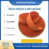 Atacado Elástico Velcro Elástico de Alta Resistência Não Aderente Velcro Elástico Tira Fixa Velcro