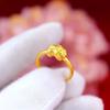 Anillo para mujer de oro arena de Vietnam bebé valiente estilo antiguo para hombre y mujer estilo chino pulsera anillo abierto al por mayor