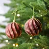 Decorações de Natal Populares 4/6/8cm Bolas de Plástico Galvanizado com Formato Especial Bolas de Natal Pingentes para Árvore de Natal Amazon