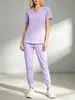 Trajes de Scrubs Elásticos de Alta Gama para Profesionales de la Belleza, Trabajadores de Cuidado Postparto, Peluquería de Mascotas, Personal Médico y Enfermeras