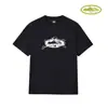 Marca de moda estadounidense Corteiz Camiseta Casual Deportiva Holgada de Manga Corta con Estampado de Barco de Crucero Alcatraz para Pareja