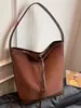Bolso Cubo de Moda Nuevo Otoño 2026, Estilo Casual Perezoso de Alto Valor, Sensación Relajada, Color Sólido, Bolso de Hombro de Gran Capacidad
