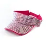 Gorra de Béisbol Abierta de Marca de Moda Transfronteriza, Sombrero Casual con Pedrería, Sombrero Topless, Sombrero de Pedrería Acrílica, Sombrero para el Sol para Exteriores