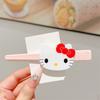 Pinza para el Cabello de Gatito Grande Linda Chica Dulce Flequillo de Frente Pinza Lateral Pasador de Pelo Pinza para Flequillos Esponjosos