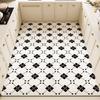 Tapete de cocina minimalista moderno impermeable a prueba de aceite tapete de cuero para piso hogar fácil de limpiar y cuidar tapete para piso entrega de una pieza
