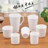 Taza Blanca de Melamina restaurante hotel comercial Plástico Taza de Agua vajilla imitación porcelana Hogar resistente a caídas taza de té taza de agua copa de vino