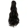 Coleta postiza rizada larga europea y americana transfronteriza, trenza de coleta alta de onda grande para exportación africana, fabricante en stock