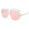 Óculos de Sol para Mulheres 25 Novo Estilo Ins Moda Europeia e Americana Óculos Aviador para Homens Estilo Celebridade Óculos de Armação Grande