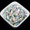 Strass de Resina Flatback 2mm 3mm 4mm DIY Feito à Mão Capinha de Celular Strass de Beleza Arte de Unhas 14 Facetas Imitação de Strass Austríaco Atacado