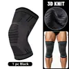 Rodilleras protectoras y presurizadas de nuevo tejido de punto de nailon de alta elasticidad con silicona antideslizante para protección de rodillas en running y fitness durante todo el año