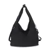 Bolso de Mujer Estilo Perezoso Ins Nicho Coreano Tela de Nailon Texturizada Bolso de Hombro Único Bolso Tote Ligero de Gran Capacidad para Mujer