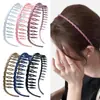 Nueva diadema antideslizante con dientes transfronteriza 2026, una herramienta mágica para que las mujeres controlen el cabello suelto, mantiene el cabello en su lugar mientras se lavan la cara sin apretar ni pellizcar