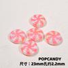 Pirulito Espiral Torcido Acrílico DIY Feito à Mão Bijuteria com Miçangas Corrente para Celular Brincos Pulseira Colar Acessórios Miçangas