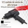1/2 de pistola de ar pequena poderosa de 120 kg de martelo duplo/chave pneumática/gatilho de ar/chave de ar/gatilho de ar/gatilho de ar