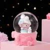 2026 Novo Coelho Fofo Desenho Animado Caixa Surpresa Bola de Vidro Brilhante Brinquedo da Moda Infantil Figura de Resina Atacado