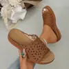 Sandalias planas tipo mule cómodas para mujer, estilo europeo y americano, para cruzar fronteras, 2026, casual, florales, de comercio exterior, nuevas, al por mayor, talla grande