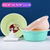 Balanza de Plástico Engrosada Personalizada Balde para Lavar Ropa Balde para Verduras Venta al por Mayor Suministros para Dormitorios Estudiantiles Restaurante de Comedor Cocina Balde Especial