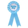 Broche de hojalata para chica de cumpleaños transfronterizo insignia de cinta de seda fiesta navideña un lote CHICO CHICA cumpleaños