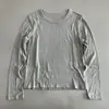 Design de gola dupla, estilo casual, nova camiseta de outono de manga longa para mulheres, gola redonda, cor sólida, versátil, top base afinador