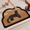 Alfombrilla de Baño Súper Absorbente para Puerta de Inodoro Antiguo, Alfombrilla de Pies de Barro Diatomeas, Alfombra Antideslizante de Secado Rápido