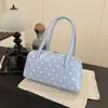Bolso de mano de lunares estilo coreano 2026, un bolso casual y de moda para el trabajo, perfecto para el uso diario